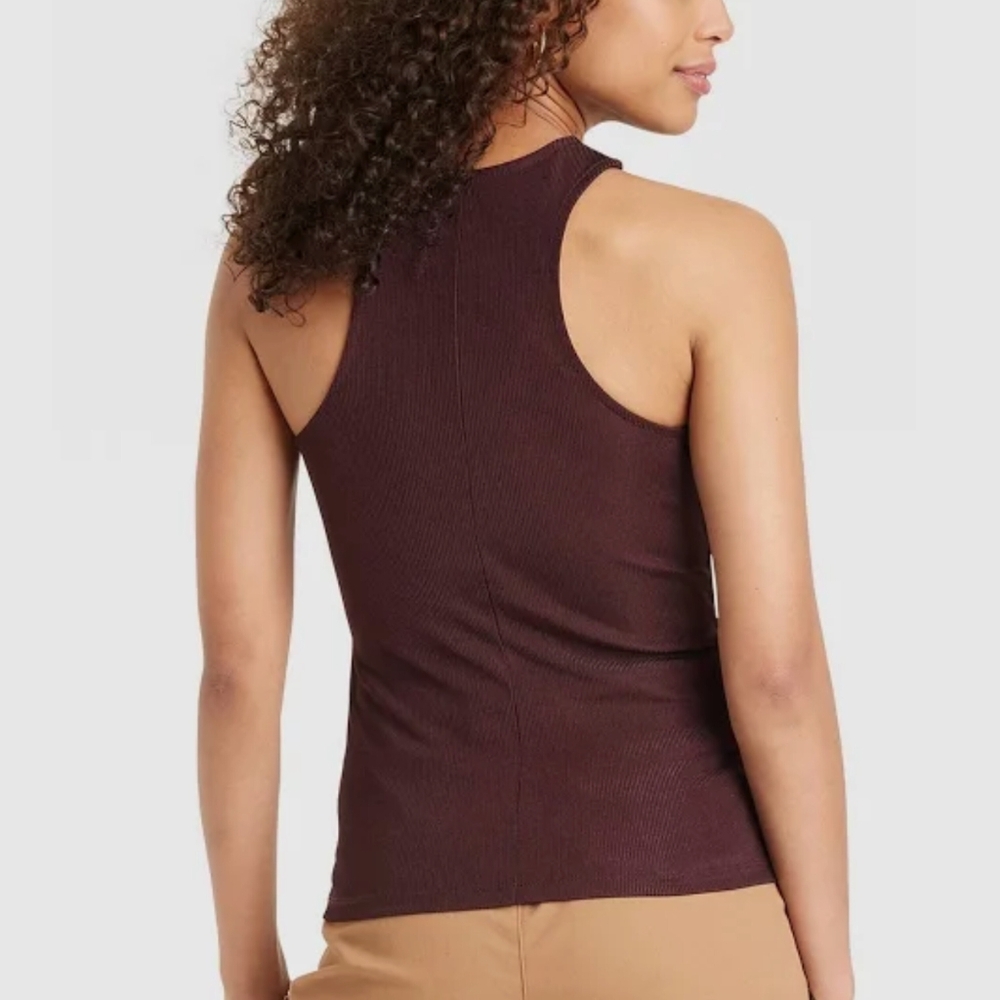 A New Day Ribbed Slim High Neck Tank Top - Picture 2 of 5